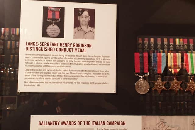 The fascinating stories of those who have won medals are on display