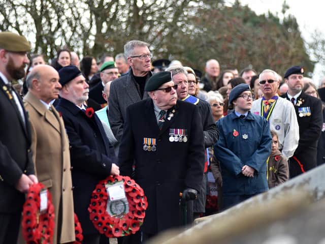 Remembrance Sunday at Oliver's Mount.