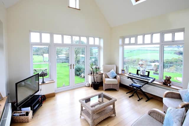 Light and airy inside.