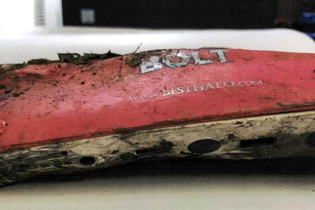 The remains of the power bank which caused the bin lorry fire
