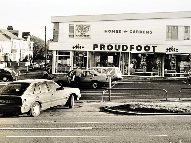 The original store in Scalby Road, Newby