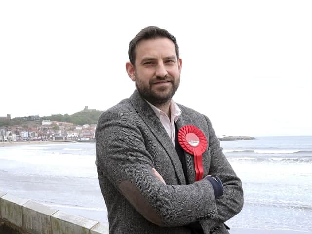 Labour candidate Hugo Fearnley.
