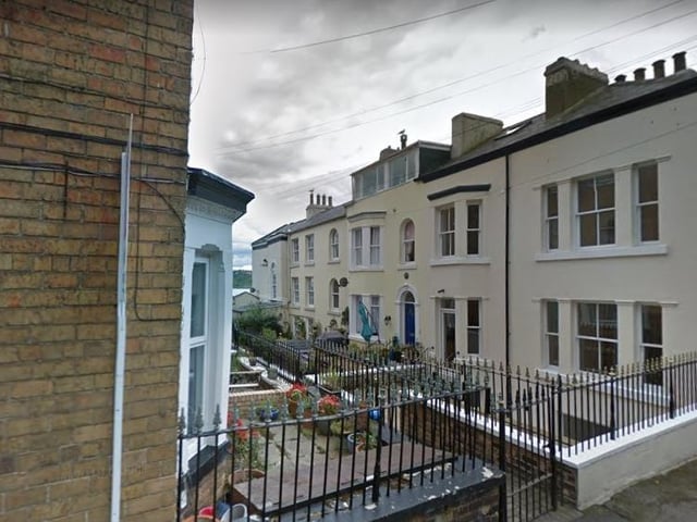 More central YO11 1 Scarborough postcodes fall into this deprived LSOA. It includes Marine Drive, Princess Street and Quay Street.