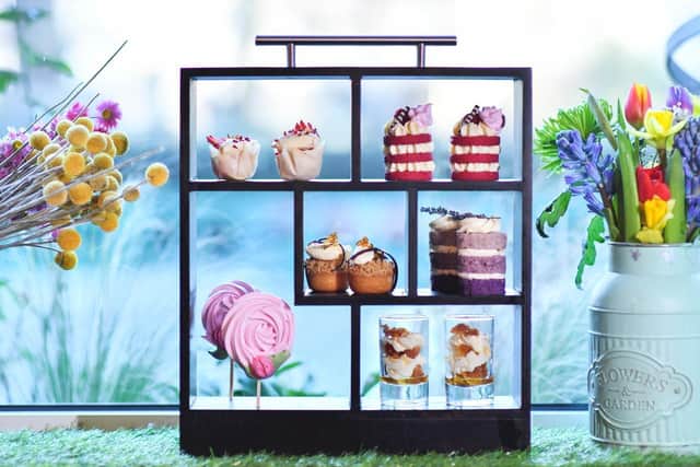 A dessert selection at Sunday Garden Brunch.