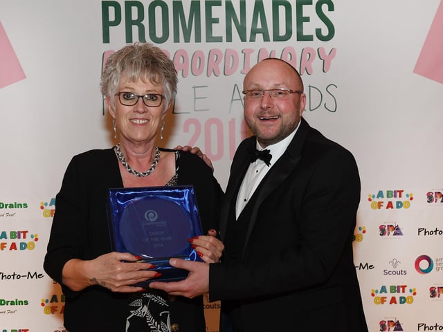 Carer of the Year winner, Carol Hall.