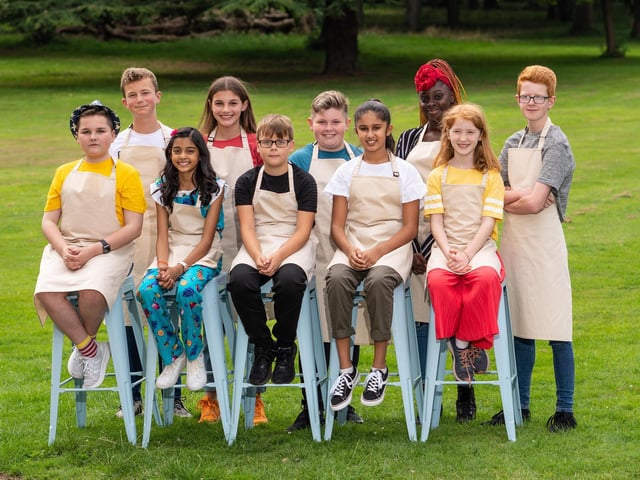 Ten of the junior bakers.