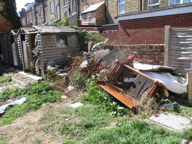 A landlord has been fined 35,000 for failing to maintain his two properties.