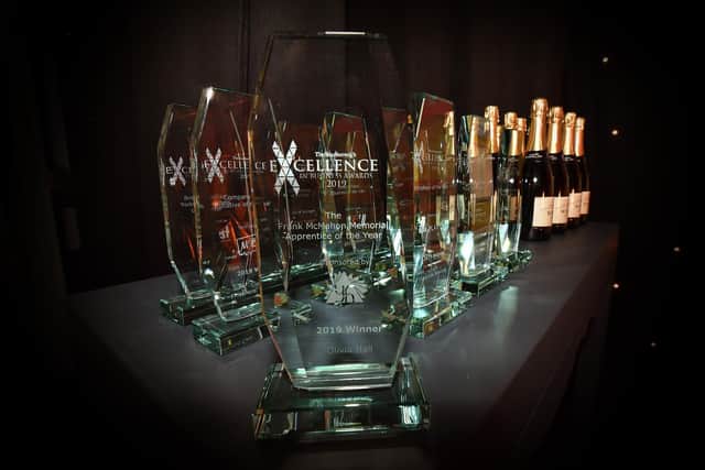 The awards. Picture by Richard Ponter