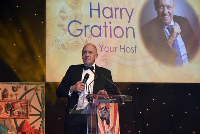 Host Harry Gration. Picture by Richard Ponter
