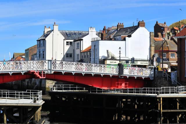 The incident happened on Whitby's swing bridge.