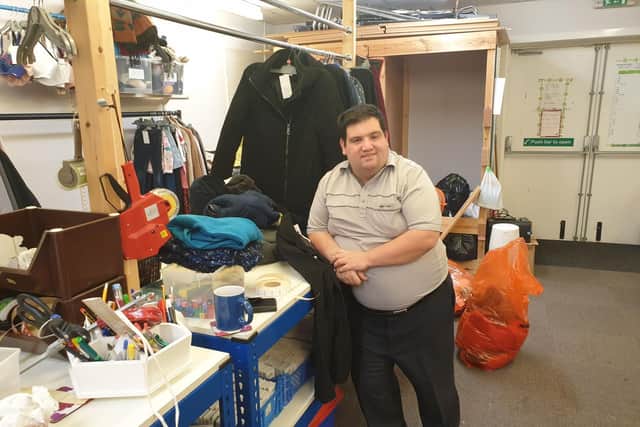 Volunteer Robert Kingsley-Smith said he has just eight bags of winter stock left to sort out.