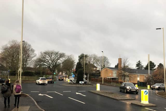 The approach to the roundabout from Stepney Road leading out of town. Picture by Corinne Macdonald.