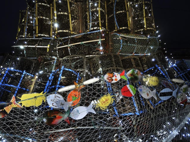 Filey's iconic Christmas tree is back for a third year. It will be officially switched on this Saturday (December 7) at Coble Landing.
