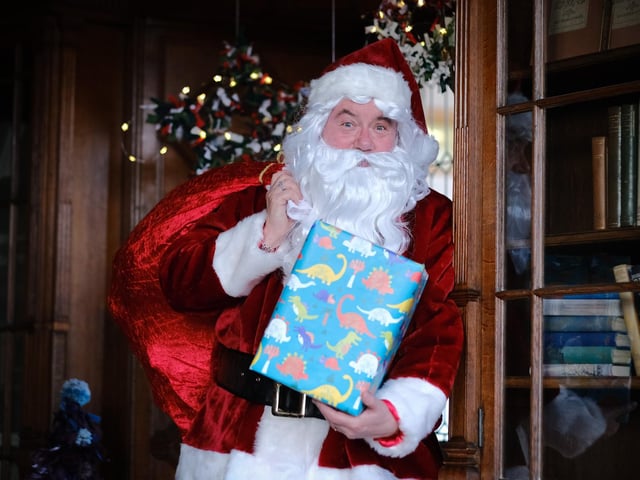 Where Father Christmas has open his grotto