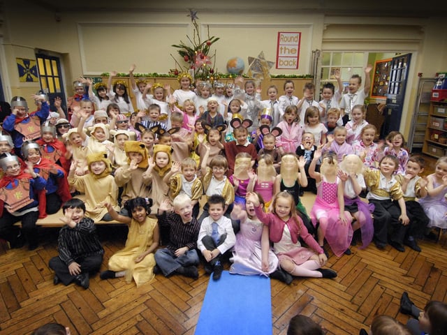 The full nativity cast.