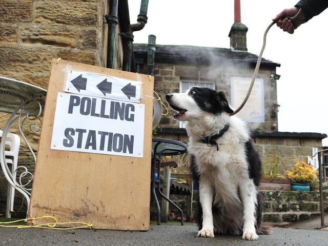 People have been voting throughout the day at polling stations up and down the country. Picture: Gerard Binks