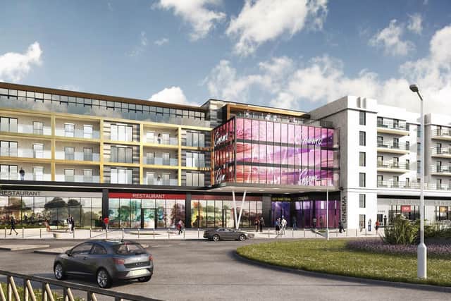 The proposed development.