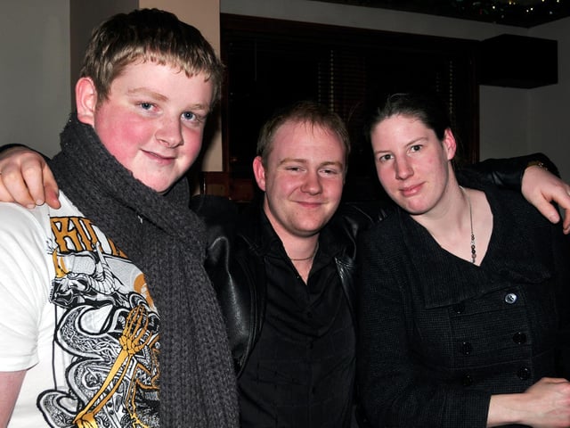 Ben, George and Paula out together.