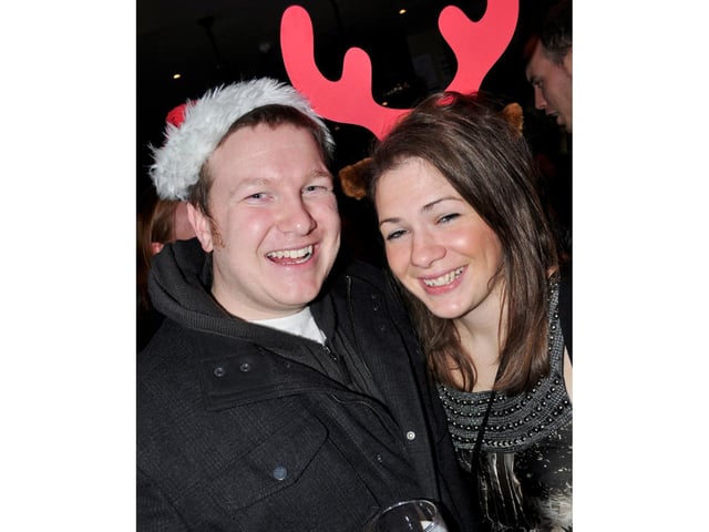 Jenny and Petner having a laugh.