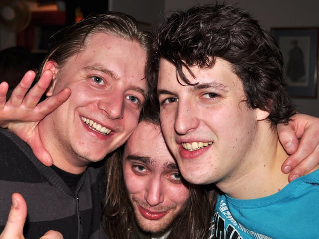 Paul, Dan and Sruff out for a mega time.