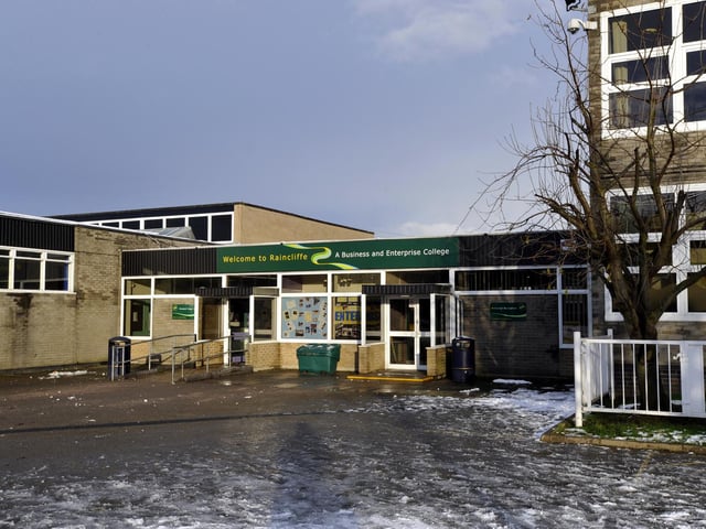 The towns secondary schools have changed over the past 20 years. Raincliffe doesnt exist anymore after merging with Graham.