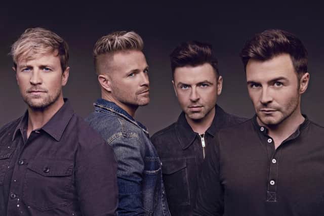 Westlife. Picture from Cuffe and Taylor