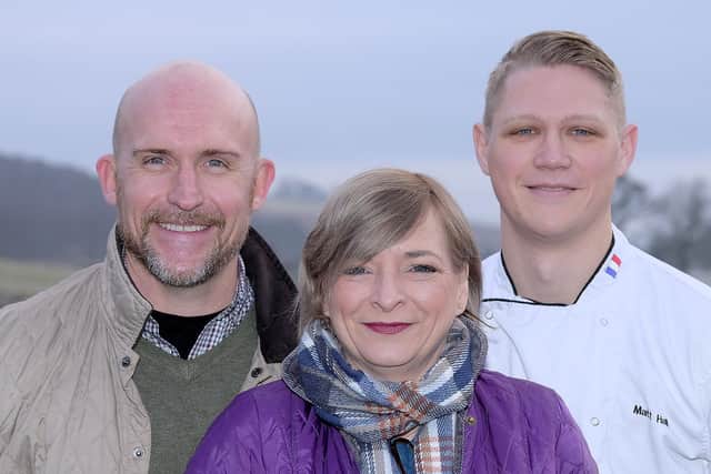 L-R - Marcus Boxshall-Smith, Kirsty Wheller and Matt Hall - Pic: Richard Ponter