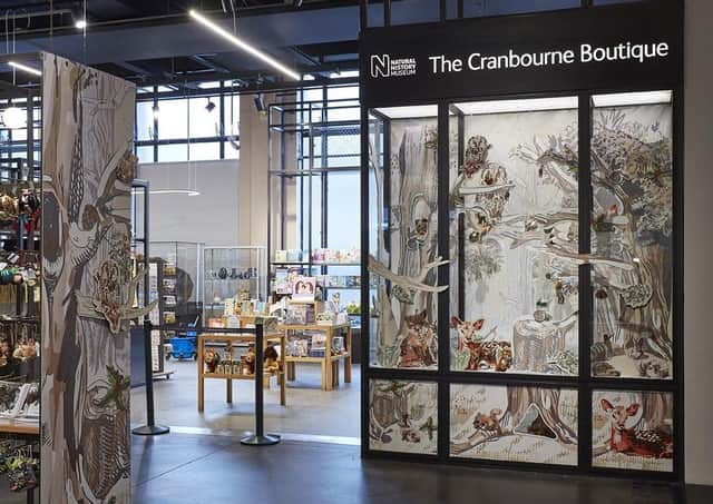 So... Visualise developed a bespoke woodland display for Natural History Museum in London.