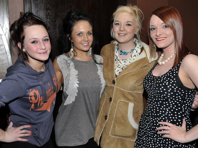 Faith, Shanie, Kelso and Bazza in Mist bar.