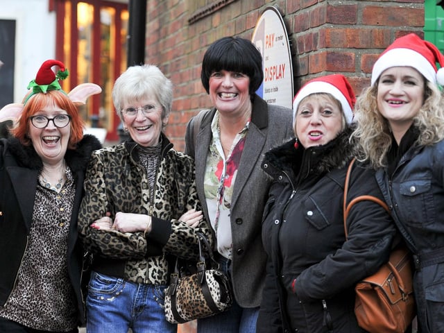 Jacqui, Val, Nicki, Lynda and Tory on Eastborough.
