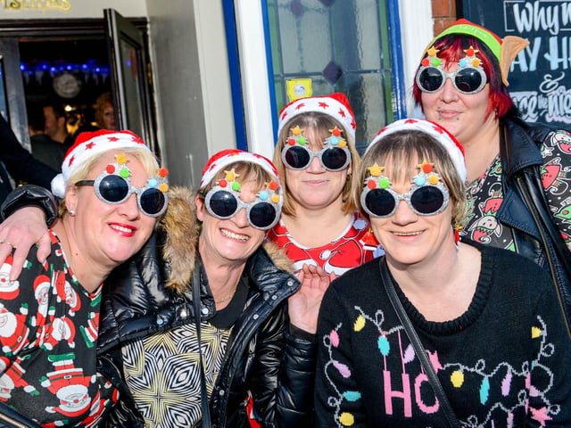 Ladies from Eastfield on Foreshore Road.