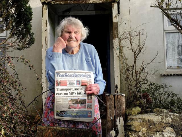 Mary Frank with this week's Scarborough News