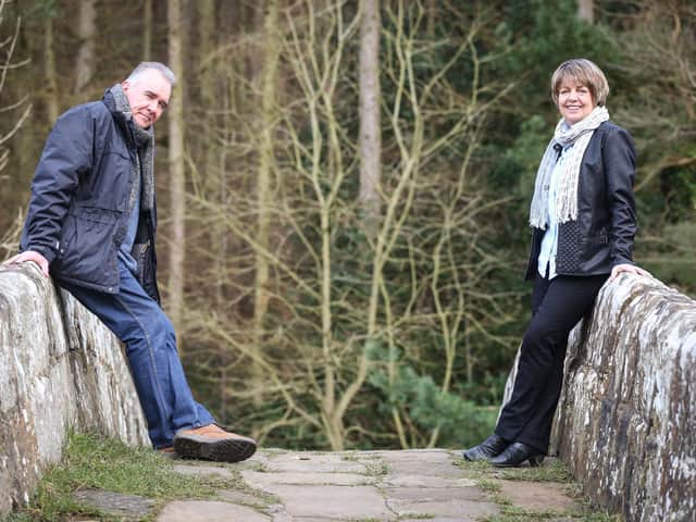 Mark Stratton and Sheila Carter - directors of the Esk Valley Theatre.