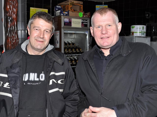 Steve and Paul in the Pickwick.