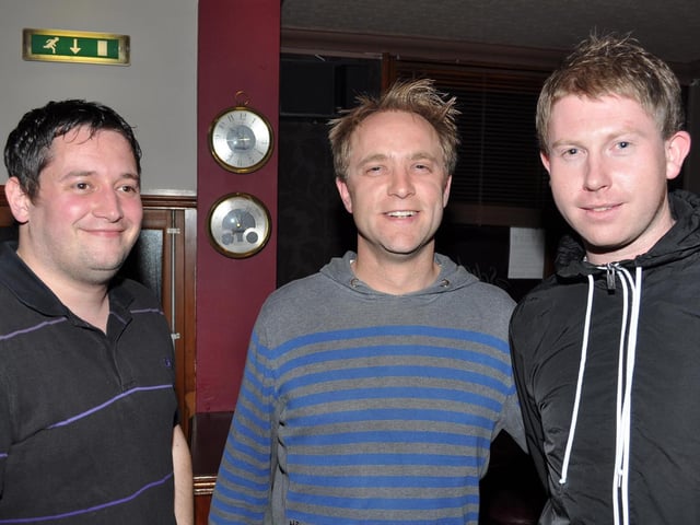 Dave, Phil and Matty in Scholars.