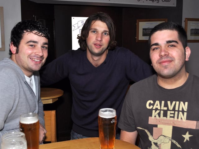 James, Colin and Guy in Klosters.