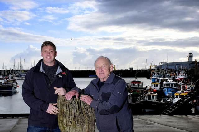 Colin with his grandson William.  Picture by Richard Ponter