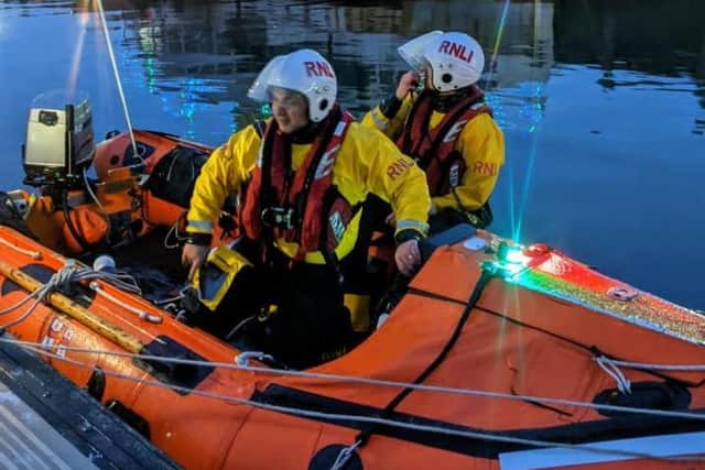 The inshore lifeboat. Picture from Scarborough RNLI