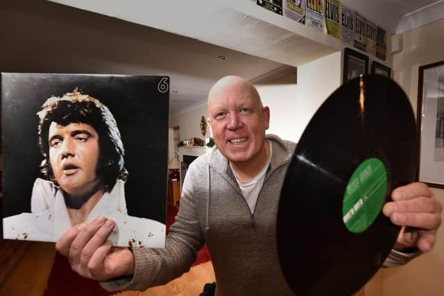 Tony with his records. Picture by Richard Ponter