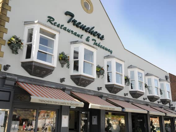 Trenchers
A reviewer said:
Gorgeous fish and chips from take away Fish was gorgeous and the batter was crispy and not soggy or greasy Chips were nice too. Been going to Whitby for years and this is the best by far