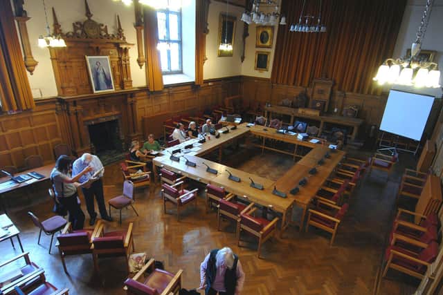 Council chamber in Scarborough