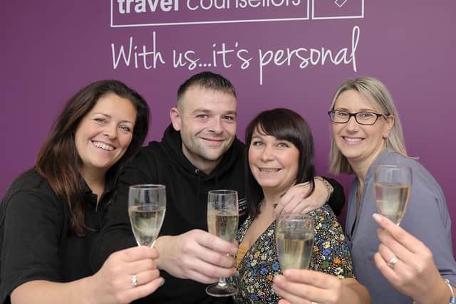 From left Kay Halton, Danny Dack, Jodie Rainton and Emma Deighton. Picture by Richard Ponter