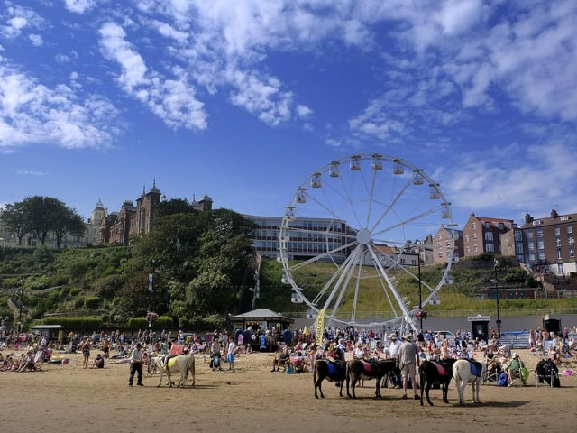 A glorious day on Scarborough's South Bay. Photo: Richard Ponter