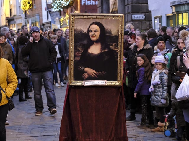 Moaning Lisa at Whitby's Krampus Run. Photo: Richard Ponter