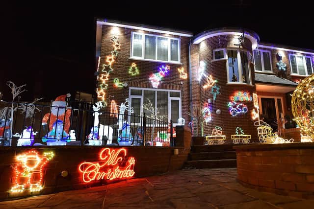 Christmas decorations in Scarborough file photo. Picture by Richard Ponter