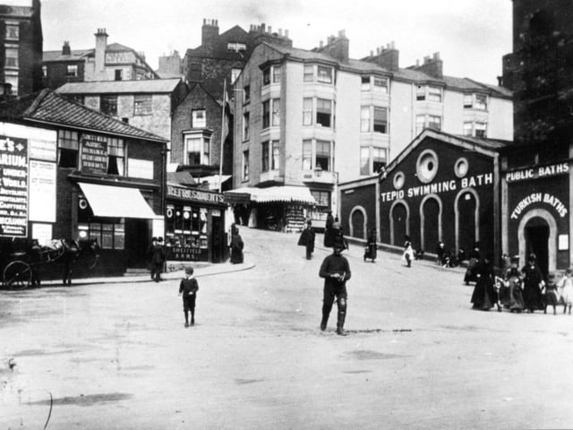 Did you know the site of Corrigans arcade used to be a Tepid swimming bath? There were 'dressing boxes' for at least 50 bathers, a ladies' plunge bath, and hot and cold showers. Blands Cliff also looks easier to drive up.