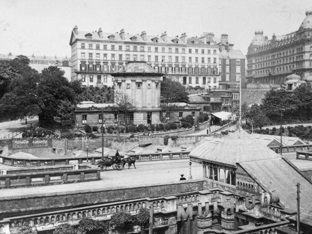 The Rotunda may still look the same but the road in front has changed dramatically, the underground aquarium is no longer there.