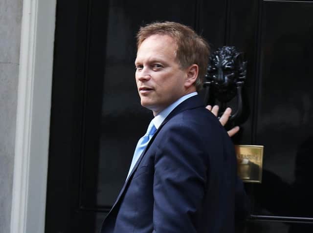 Transport Secretary Grant Shapps.