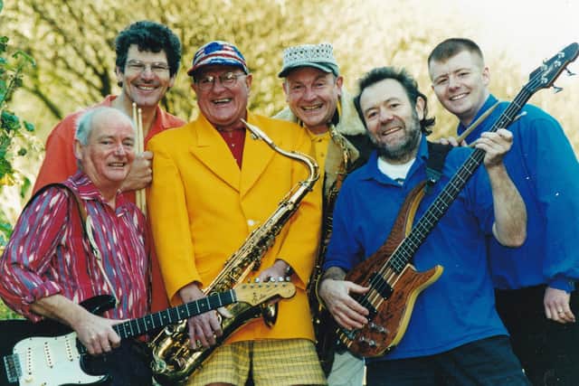 Roy Piper, second from right, in Hamps Tramps. Picture from Anna Shannon