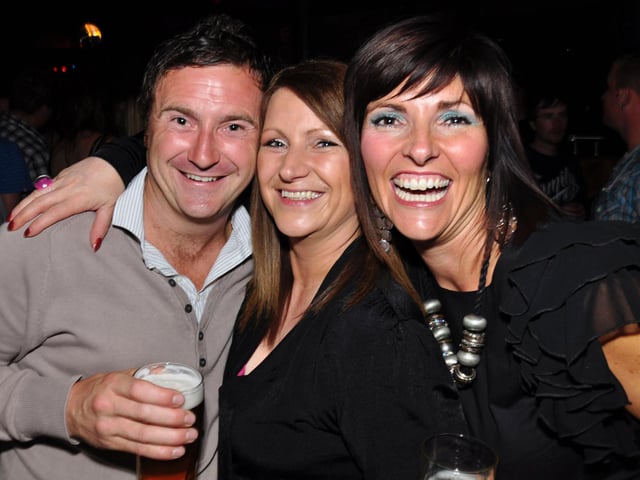 Stewart, Adele and Joanne having a smashing time.